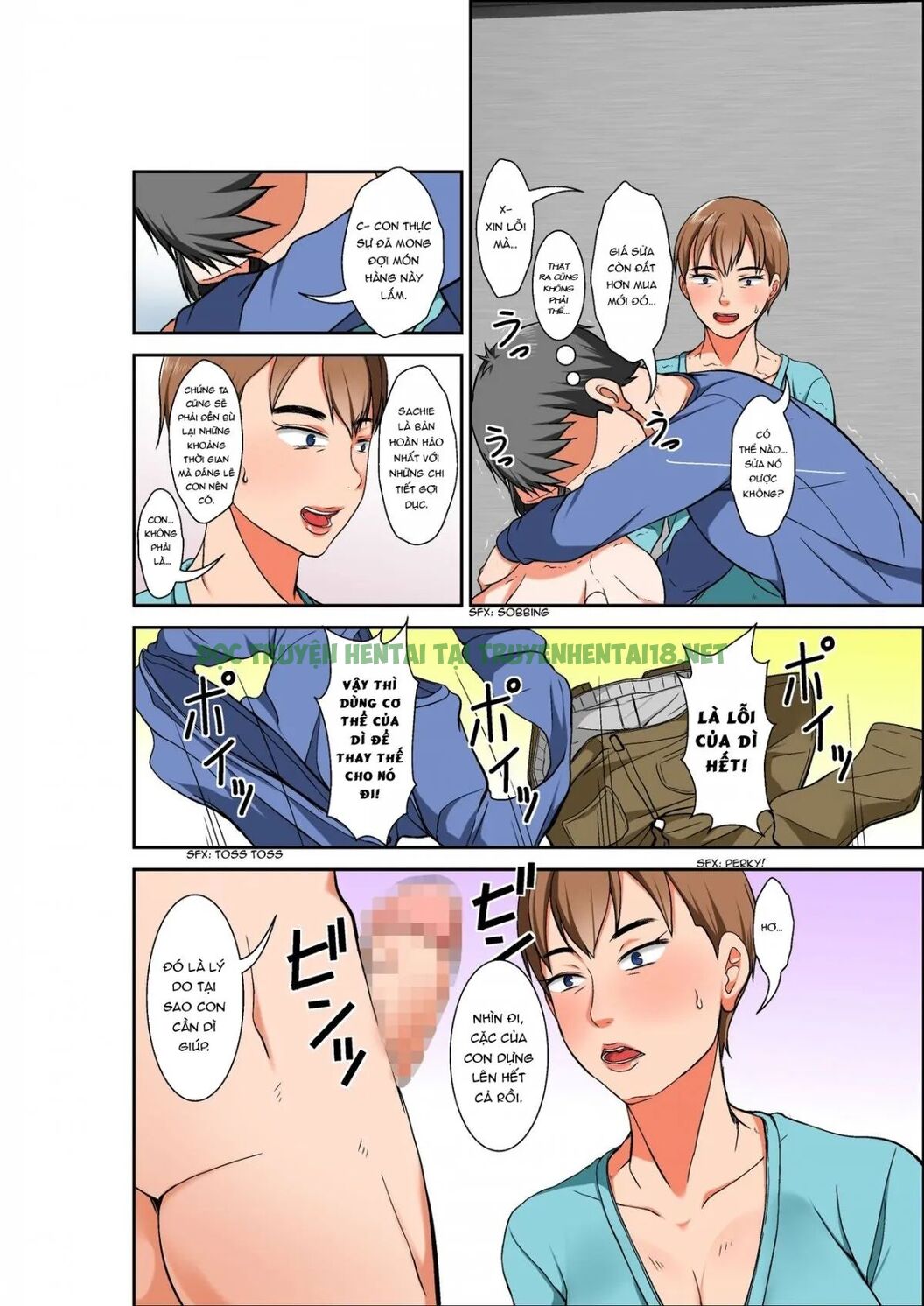 Xem ảnh 12 trong truyện hentai Hahaoya To SEX Shiyou To Shitara Cho Binkan Taishitsu No Oba Ga Wana Ni Kakatta Hanashi - Chapter 1 - truyenhentai18.pro