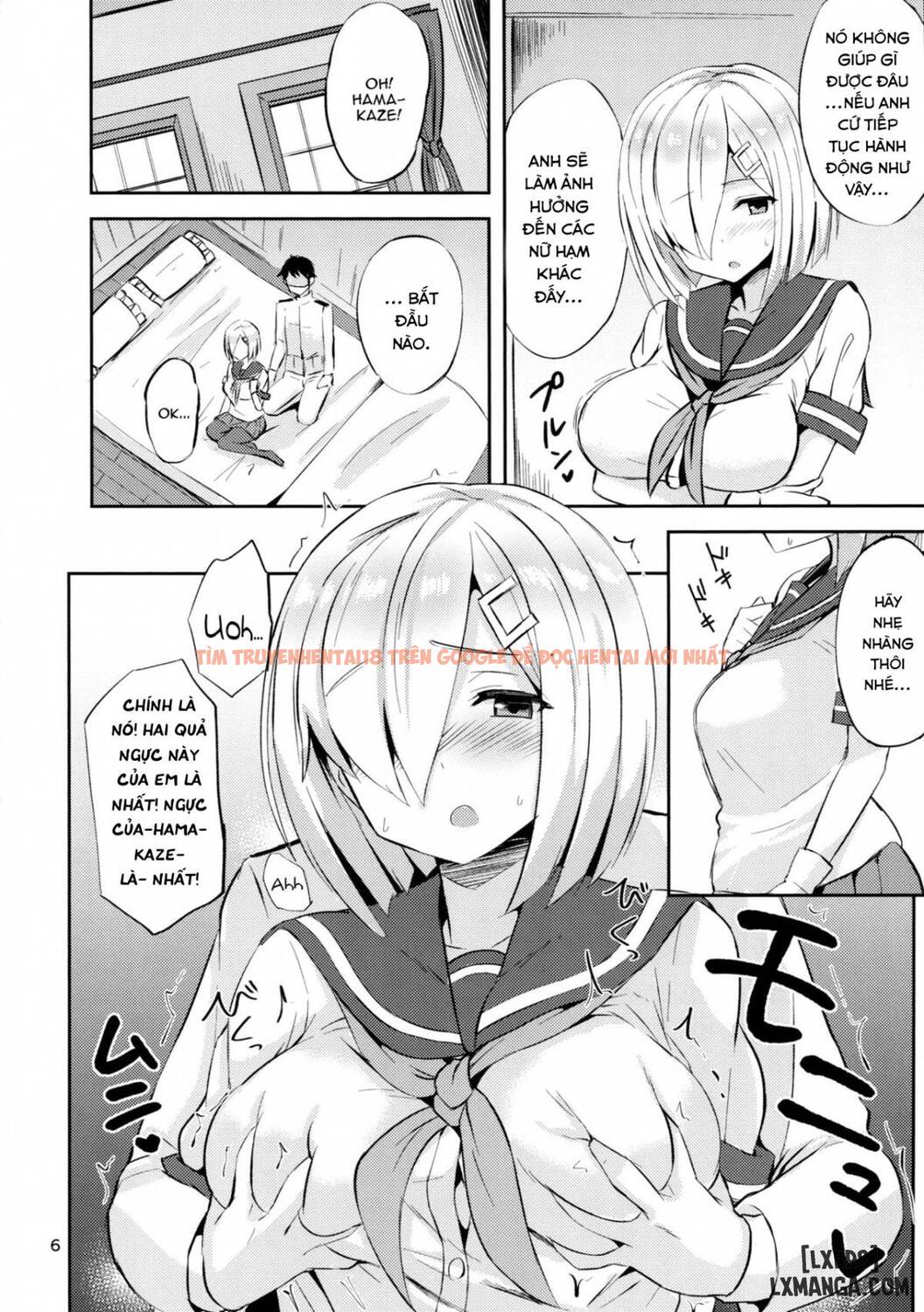 Xem ảnh 4 trong truyện hentai Hamakaze Ni Iyasaretai - One Shot - hentaitvn.net
