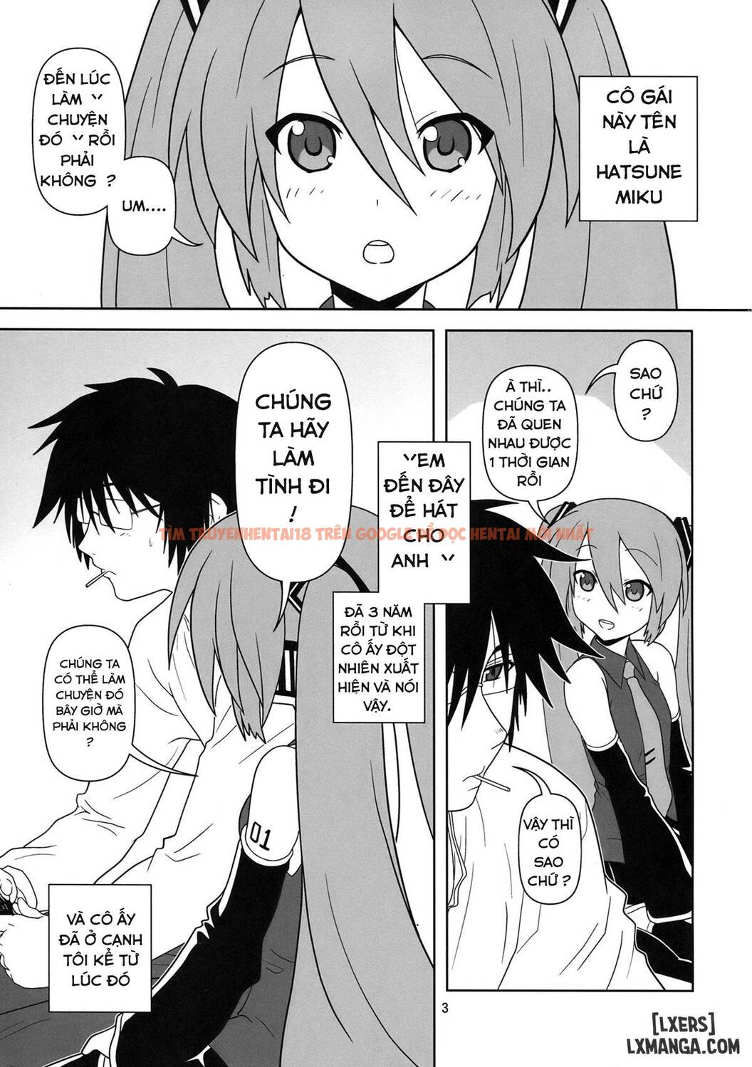 Trang truyện 2 trong truyện tranh Hatsu Mikku - One Shot - hentai24h.pro