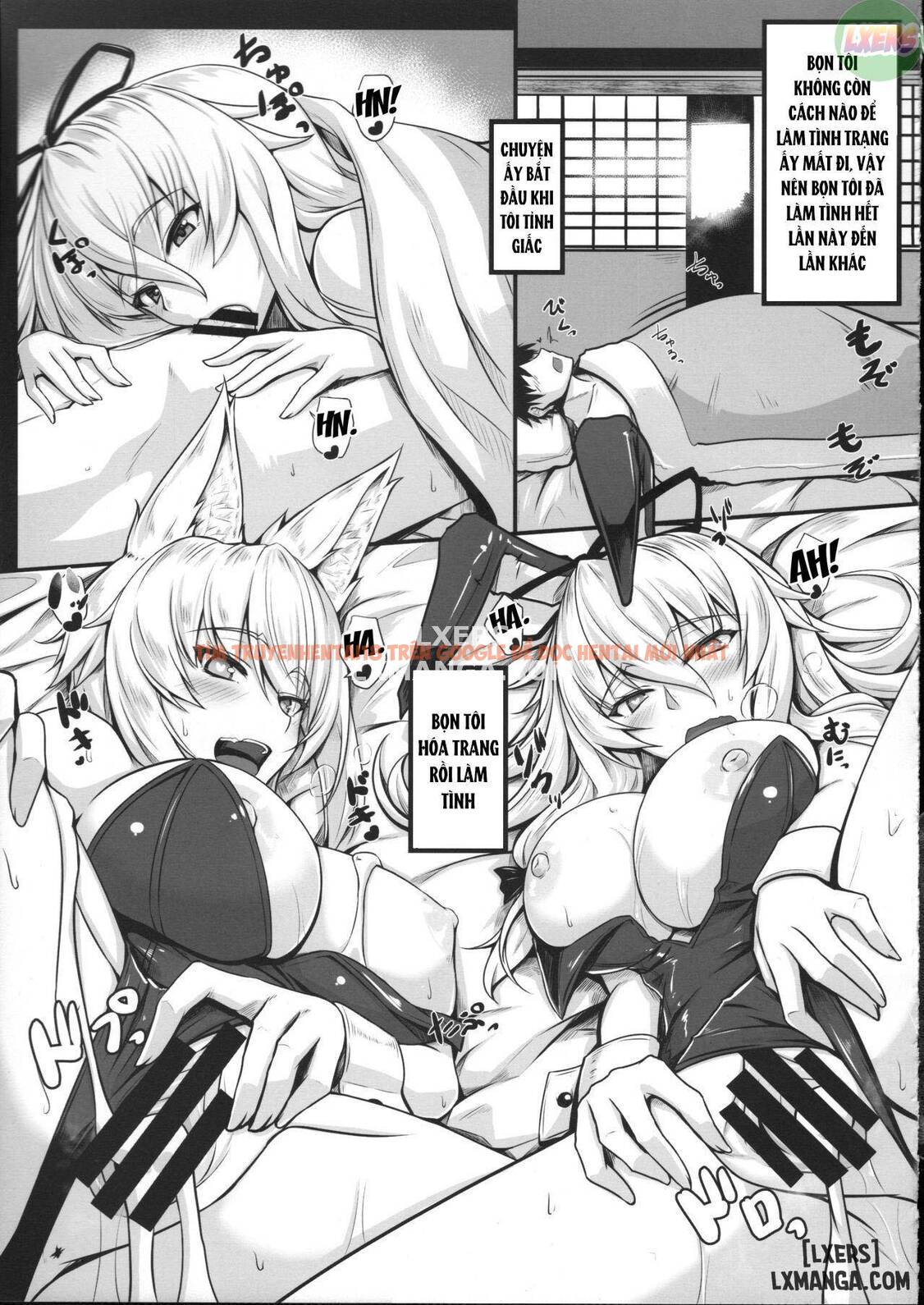 Xem ảnh 18 trong truyện hentai Hatsujouki No Ran-sama To EX Yukarin Mo Issho - One Shot - hentaitvn.net
