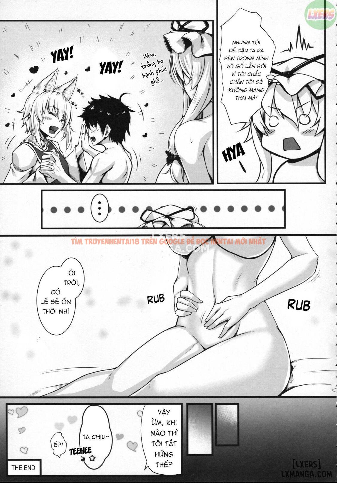 Xem ảnh 22 trong truyện hentai Hatsujouki No Ran-sama To EX Yukarin Mo Issho - One Shot - hentaitvn.net