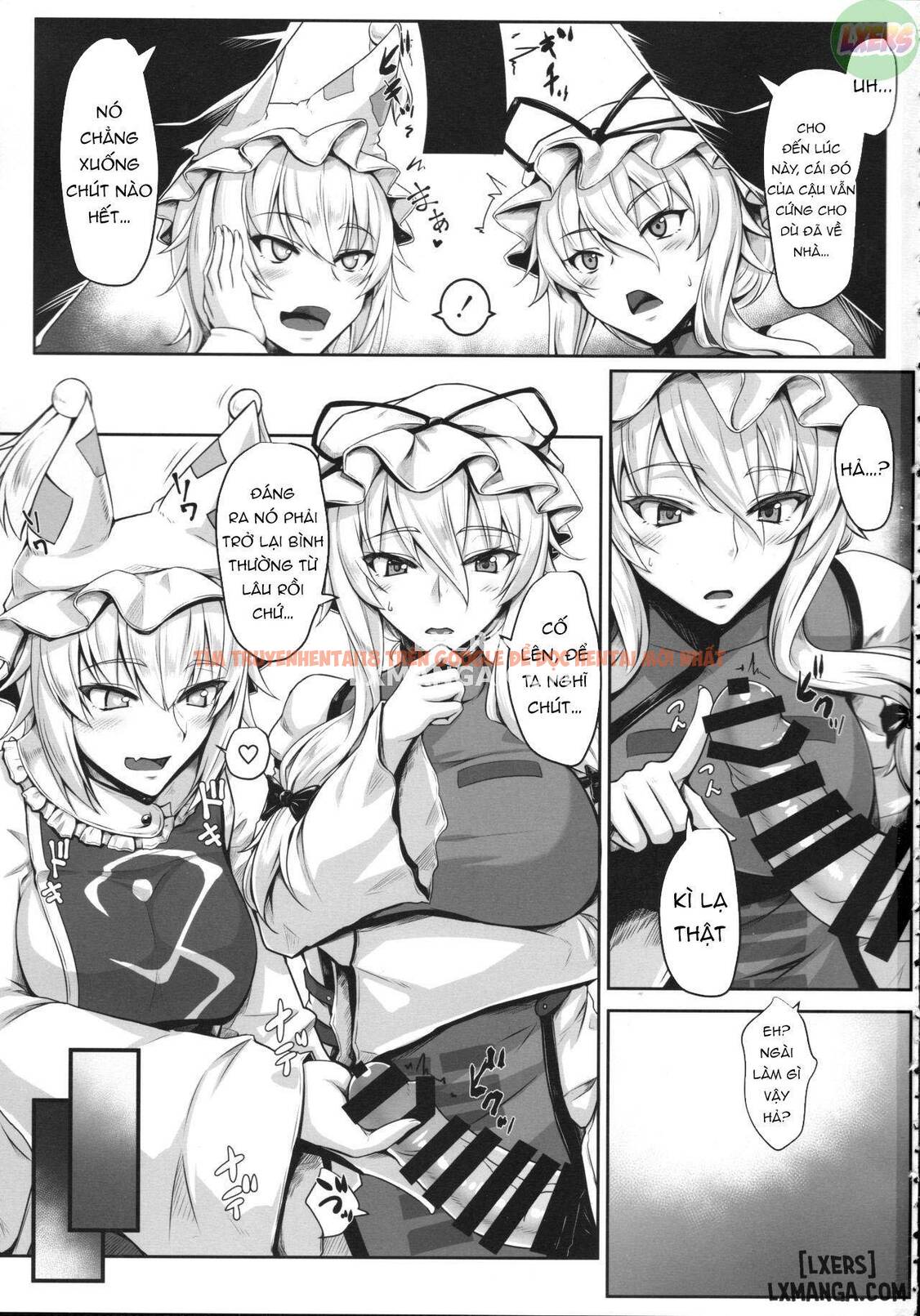 Xem ảnh 4 trong truyện hentai Hatsujouki No Ran-sama To EX Yukarin Mo Issho - One Shot - hentaitvn.net