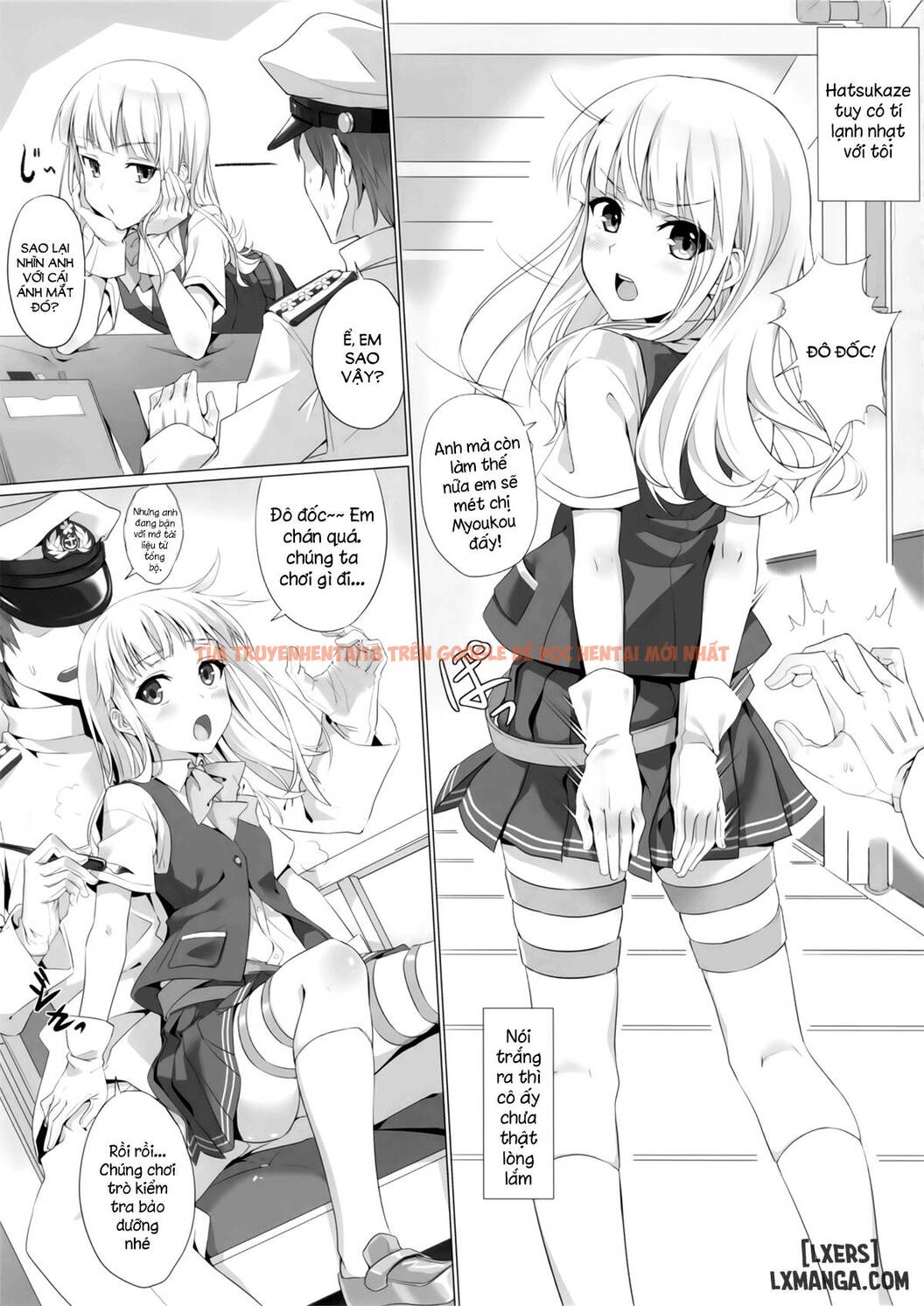 Xem ảnh 1 trong truyện hentai Hatsukaze No Seibi Nikki - One Shot - hentaitvn.net