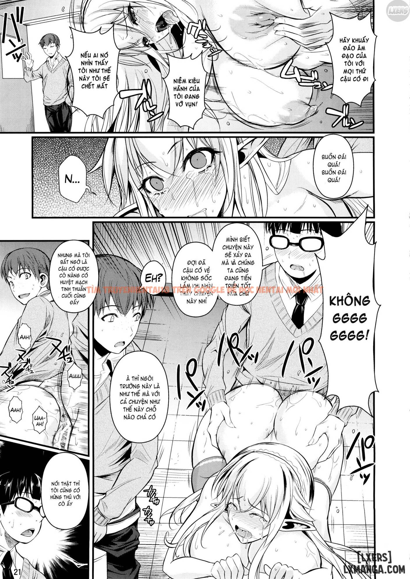 Xem ảnh 21 trong truyện hentai High Elf × High School Haku - One Shot - hentaitvn.net