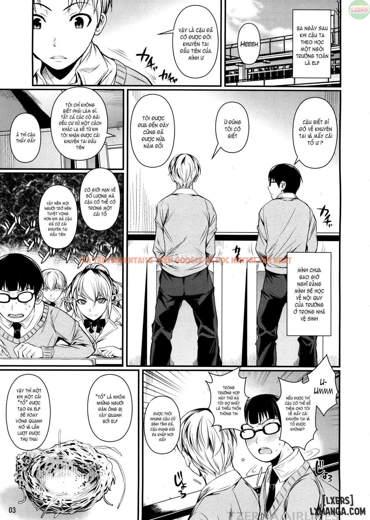 Xem ảnh 3 trong truyện hentai High Elf × High School Haku - One Shot - hentaitvn.net