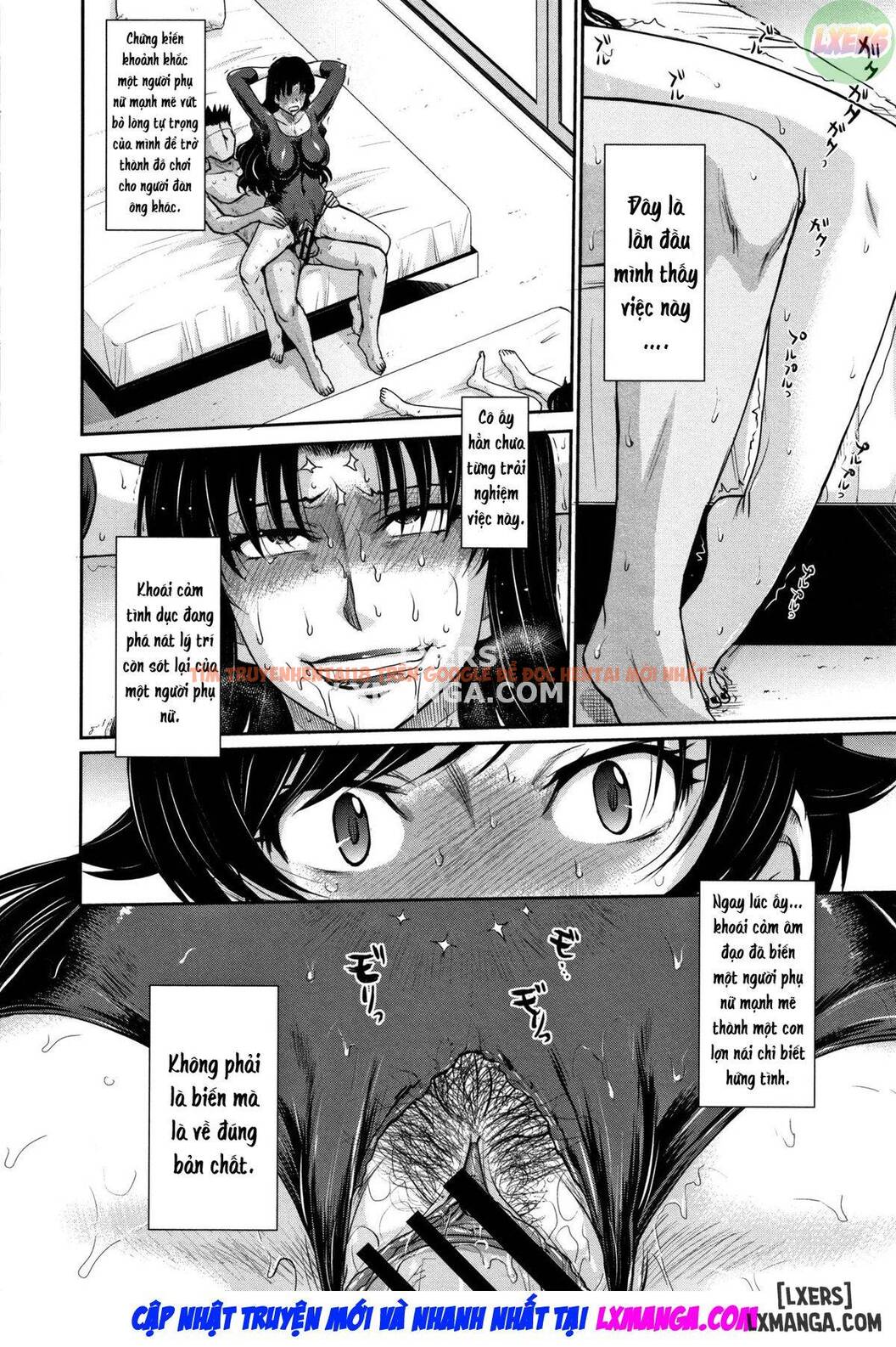 Xem ảnh 17 trong truyện hentai Hitozuma, Mitsu To Niku - Chapter 4 - hentaitvn.net