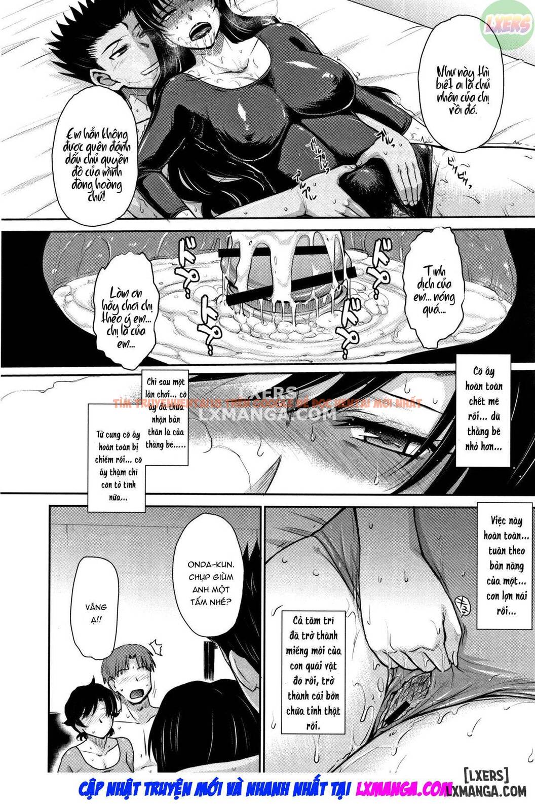Xem ảnh 21 trong truyện hentai Hitozuma, Mitsu To Niku - Chapter 4 - hentaitvn.net