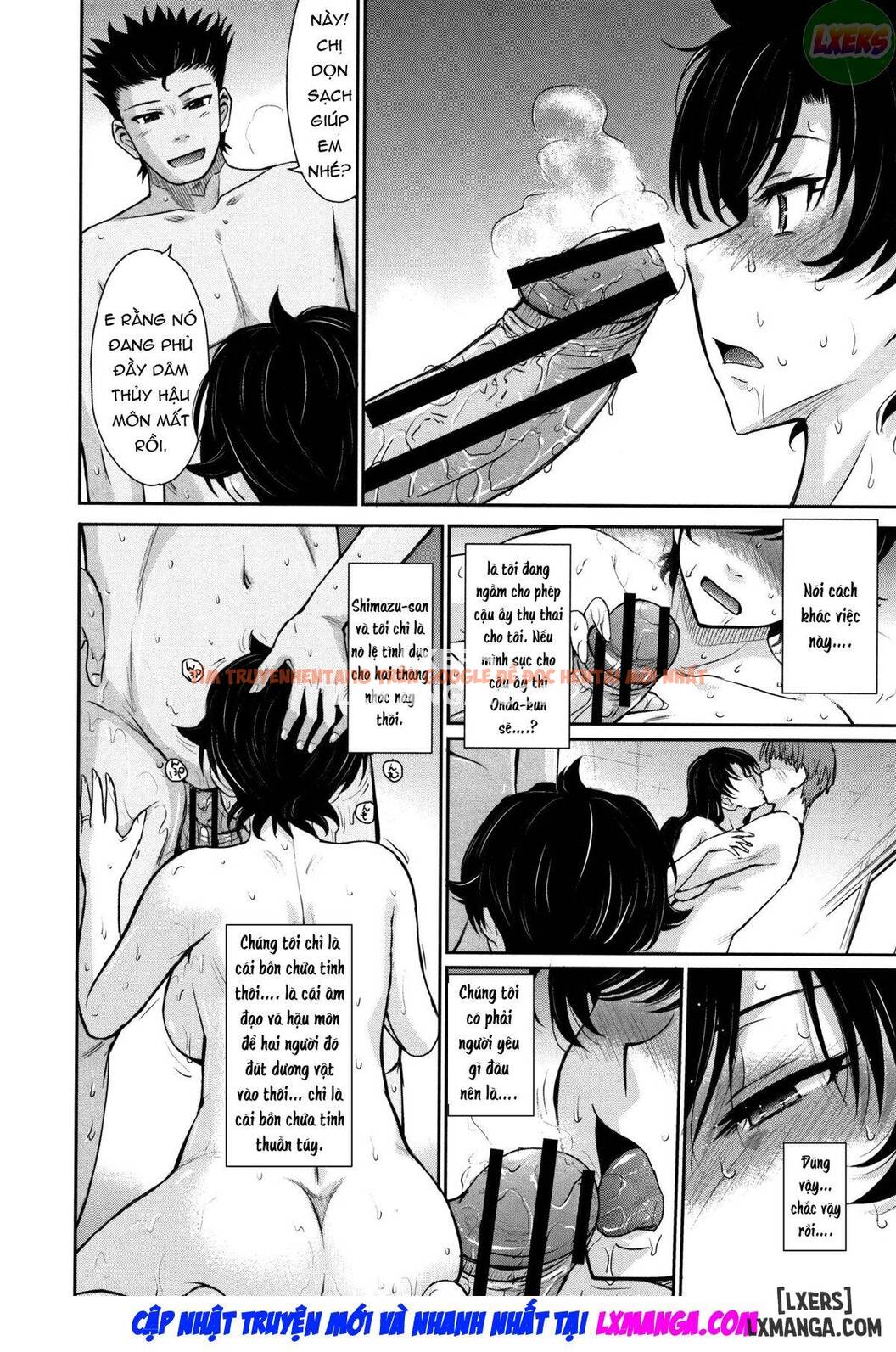 Xem ảnh 11 trong truyện hentai Hitozuma, Mitsu To Niku - Chapter 5 - hentaitvn.net