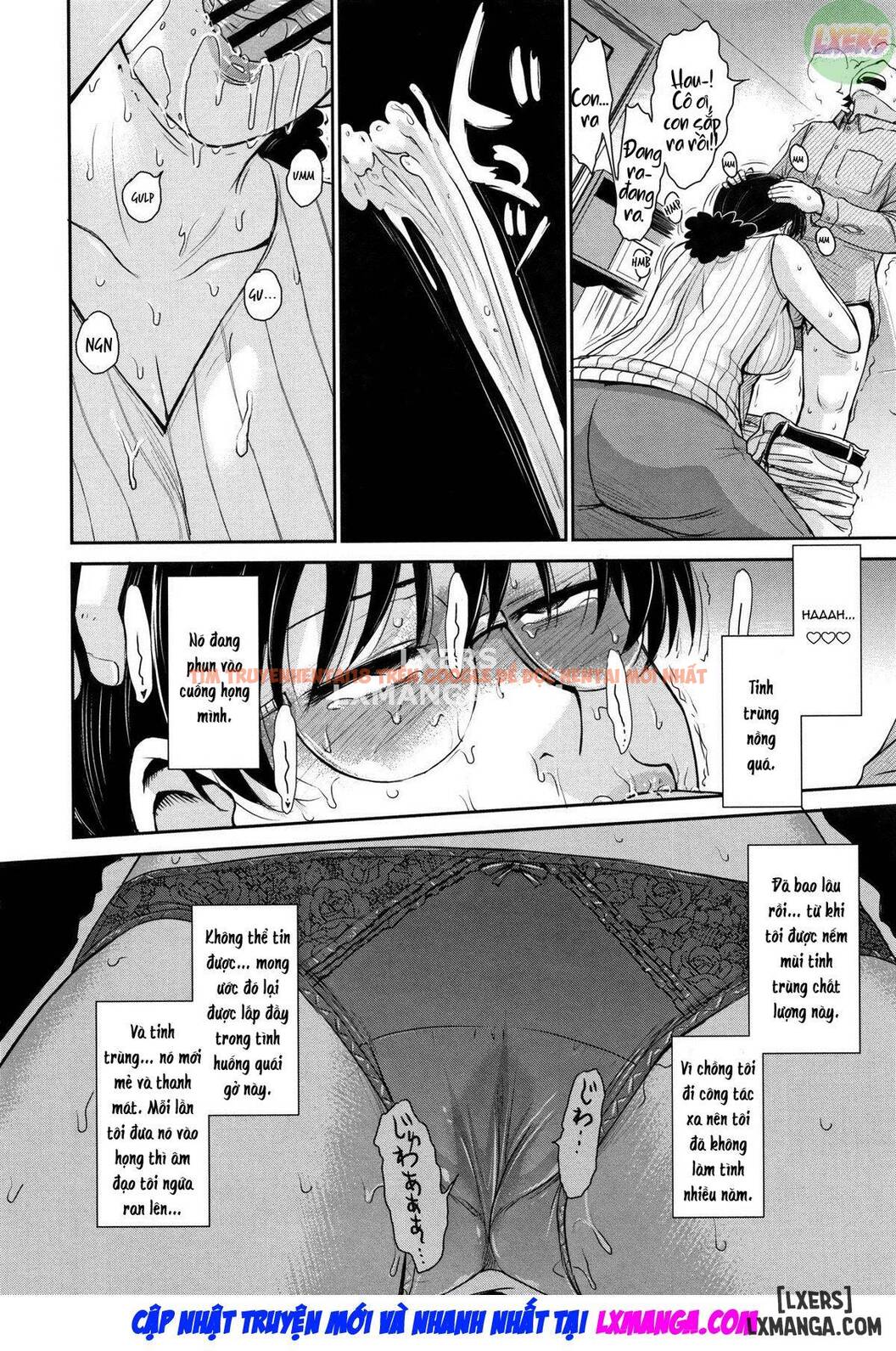 Xem ảnh 7 trong truyện hentai Hitozuma, Mitsu To Niku - Chapter 7 - hentaitvn.net
