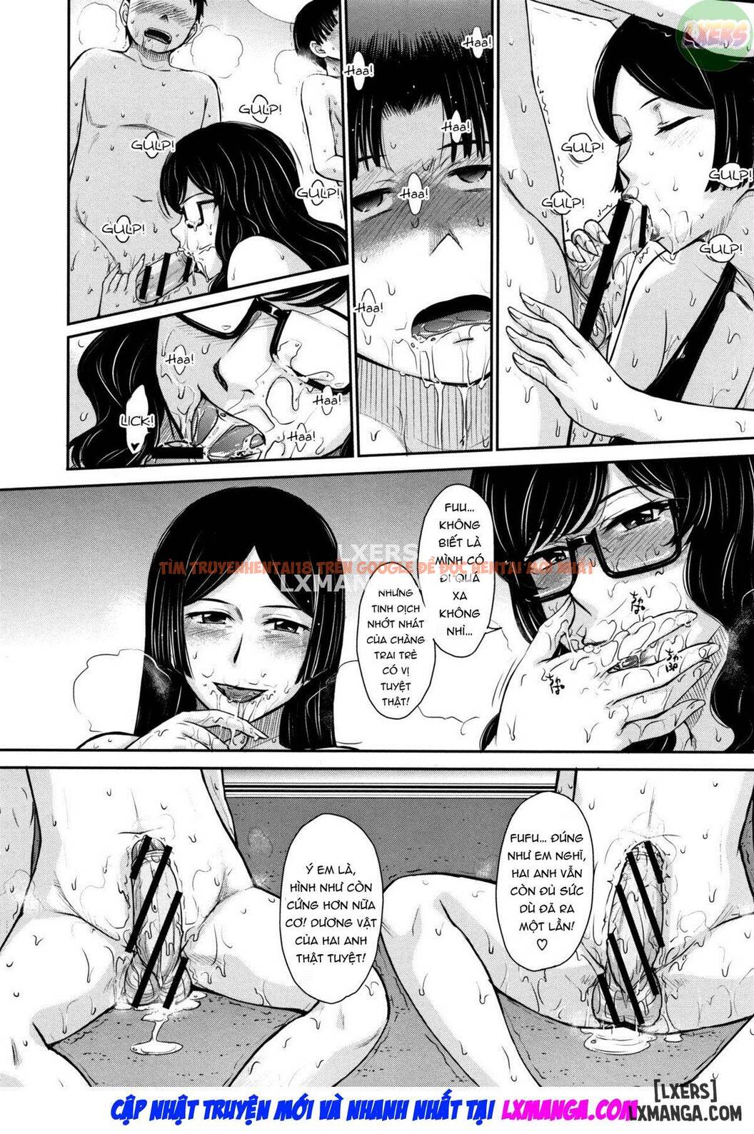 Xem ảnh 9 trong truyện hentai Hitozuma, Mitsu To Niku - Chapter 8 - hentaitvn.net