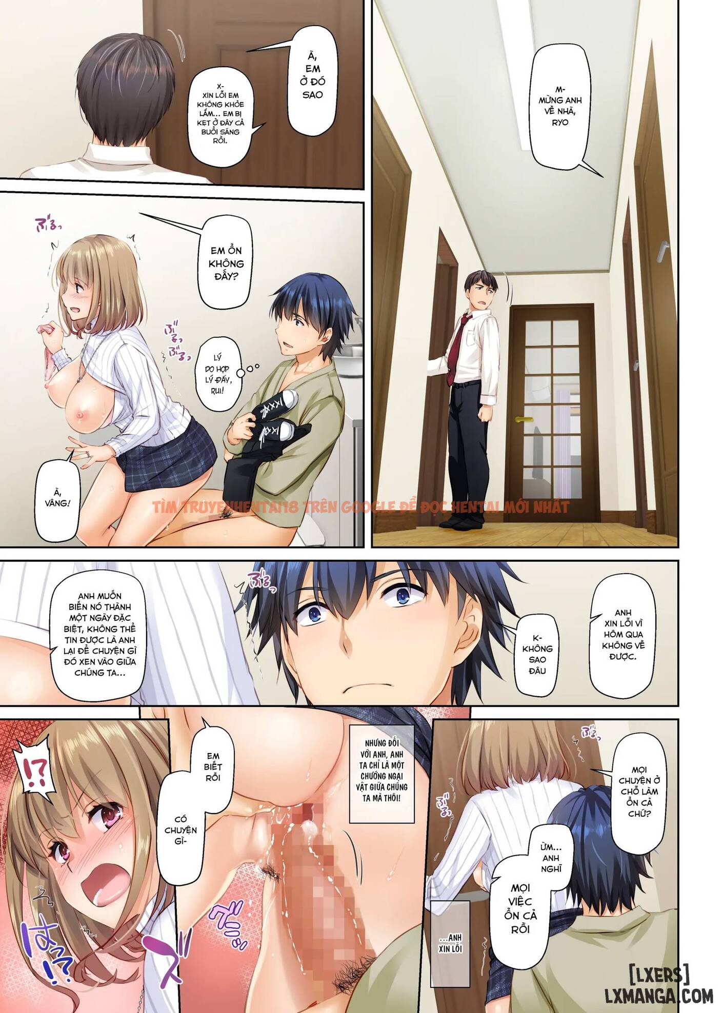 Xem ảnh Hitozuma Osananajimi To Hitonatsu No Dekigoto 4 Dlo-18 - Chapter 2 - 15 - TruyenVN.APP