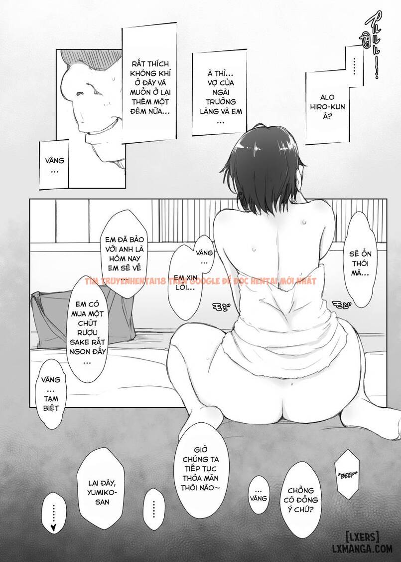 Xem ảnh 40 trong truyện hentai Hitozuma To Ntr Shitami Ryokou - One Shot - hentaitvn.net