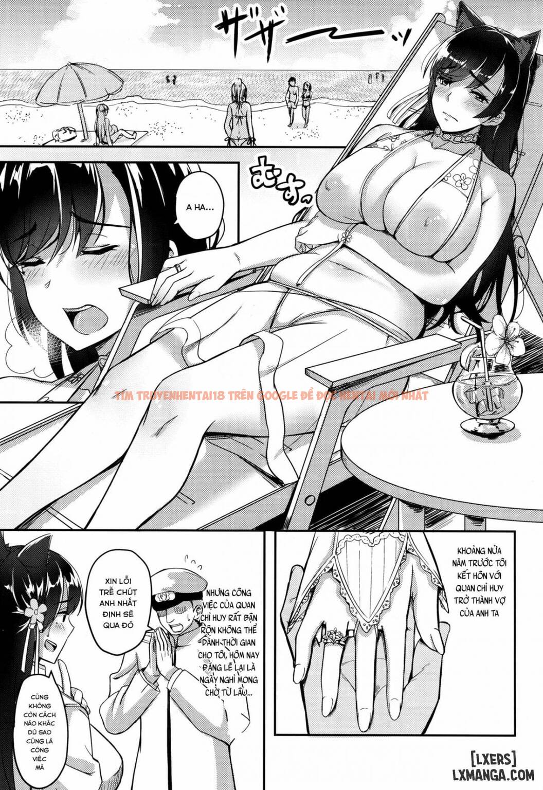 Trang truyện 1 trong truyện tranh Hitozuma Wa Yokkyuu Fuman ~atago No Baai - One Shot - www.truyentvn.net