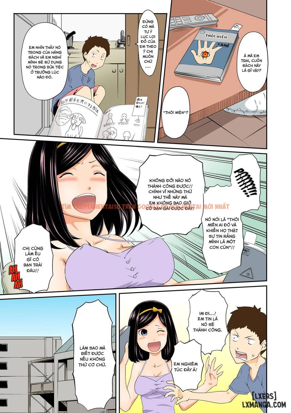 Trang truyện 3 trong truyện tranh Hypnosis My Cheeky Sister Becomes A Dog - Chap 1 - lxmanga.org