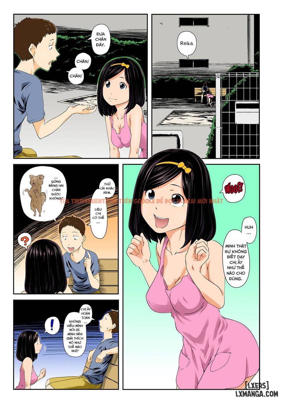 Trang truyện 3 trong truyện tranh Hypnosis My Cheeky Sister Becomes A Dog - Chap 2 - lxmanga.org