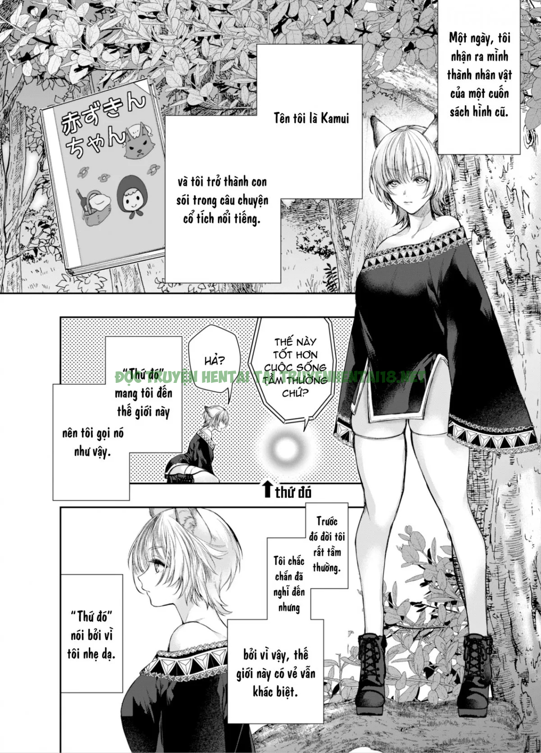 Xem ảnh 4 trong truyện hentai I Can't Escape From Mr. Naughty Red Riding Hood - One Shot - truyenhentai18.pro