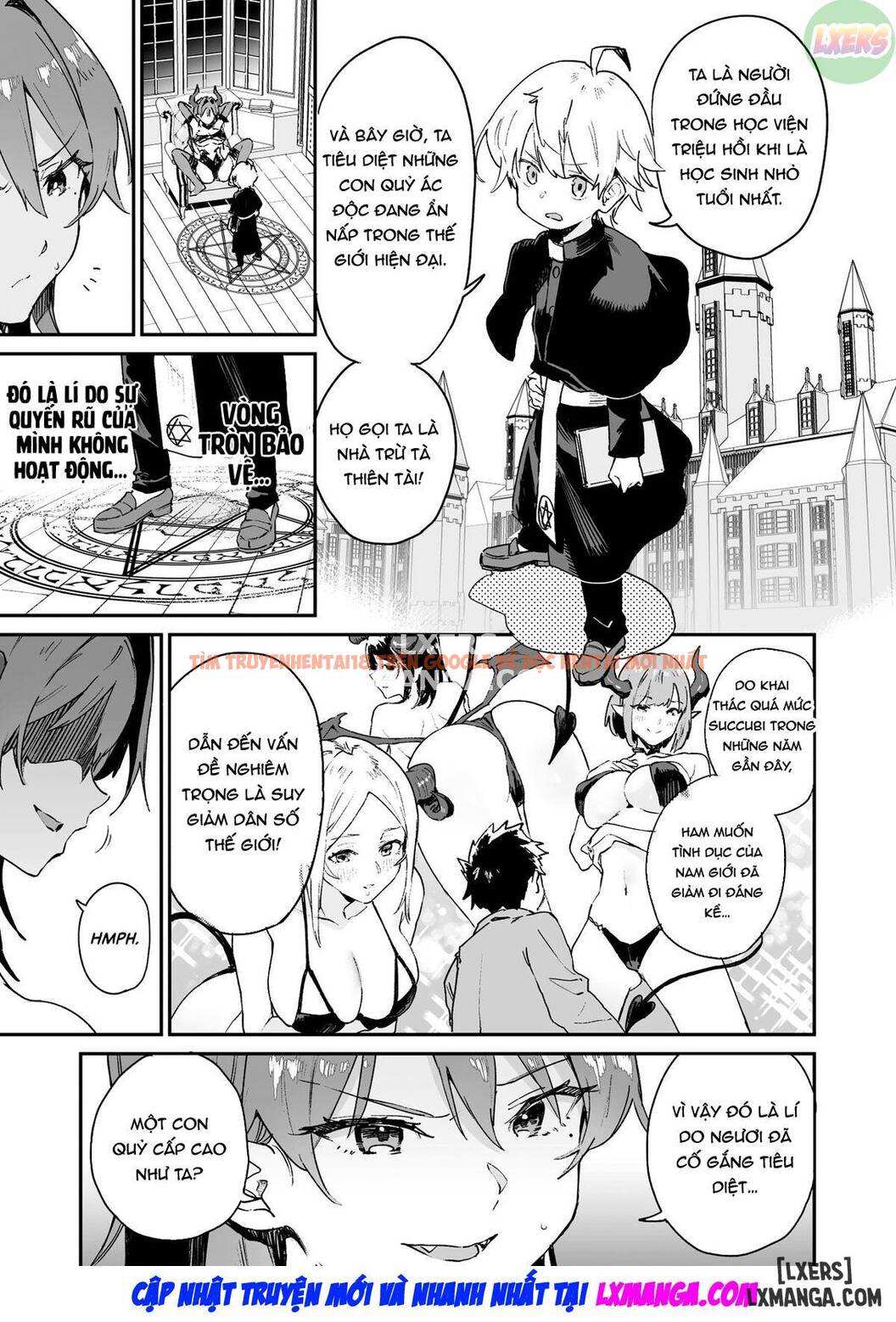 Trang truyện 10 trong truyện tranh Chiến Đấu Với Quý Cô Succubus Bằng Biện Pháp Tình Dục - One Shot - hentai24h.pro