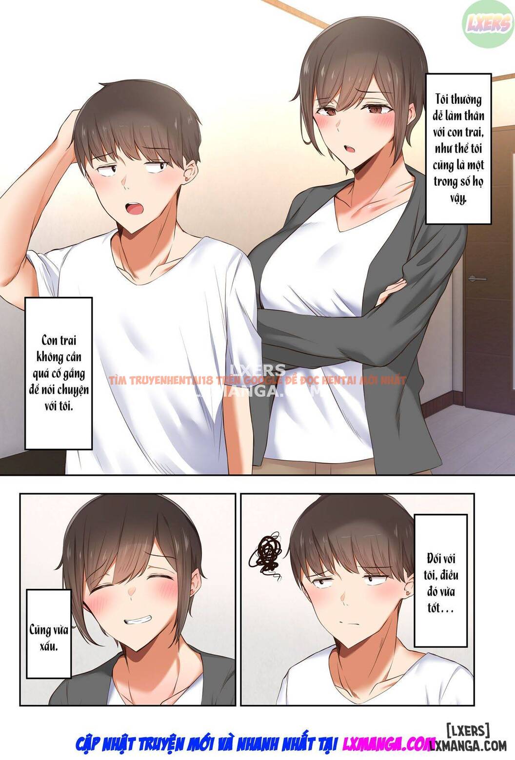 Trang truyện 4 trong truyện tranh Cô Bạn Tomboy Của Tôi Đã Bị Cuốn Hút Bởi Con Cặc Khổng Lồ - Chap 1 - lxmanga.org