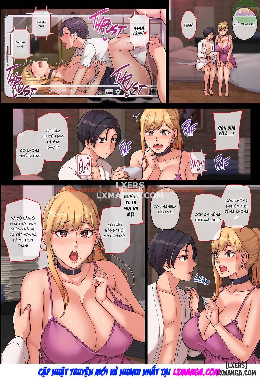Xem ảnh I Met My Friends Gyaru Mom In A Soapland - Chapter 1 - 35 - TruyenVN.APP