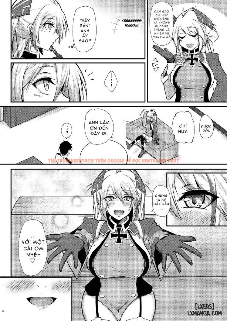 Xem ảnh 4 trong truyện hentai I Want To Be Spoiled By Prinz Eugen!! - One Shot - hentaitvn.net
