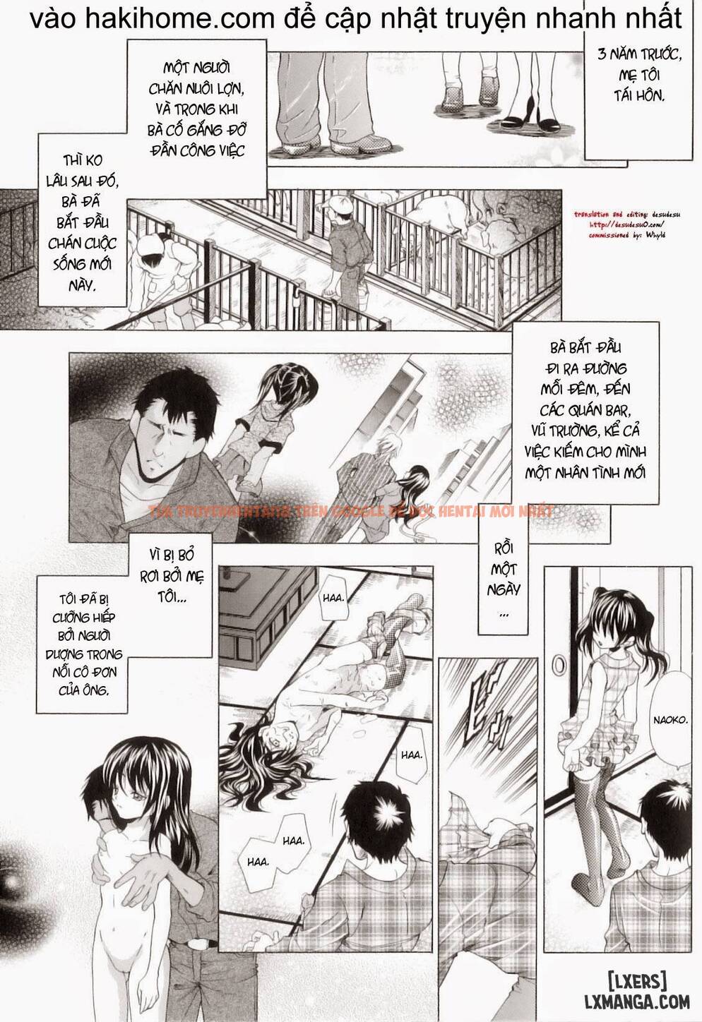 Trang truyện 0 trong truyện tranh I Was Raped By My Stepfather And His Pig - One Shot - www.lxmanga.org