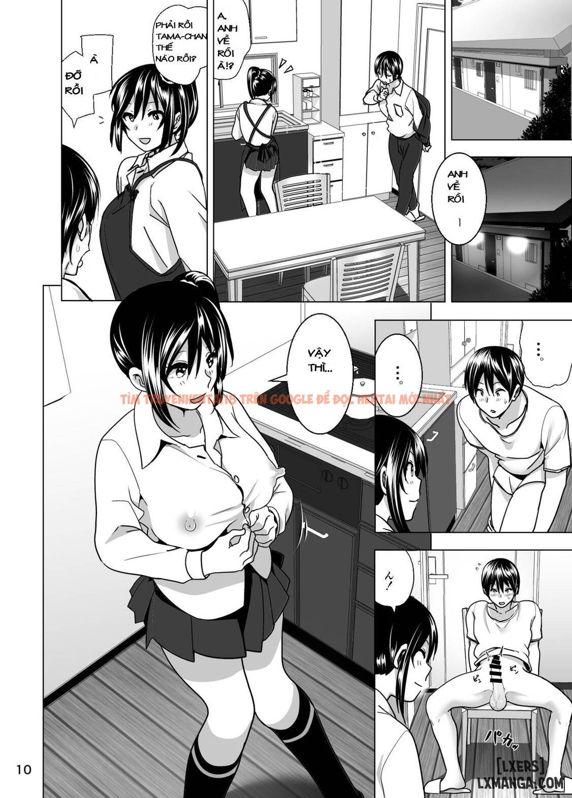 Trang truyện 10 trong truyện tranh Imouto No Oppai Ga Marudashi Datta Hanashi - Chapter 5 - hentai24h.pro