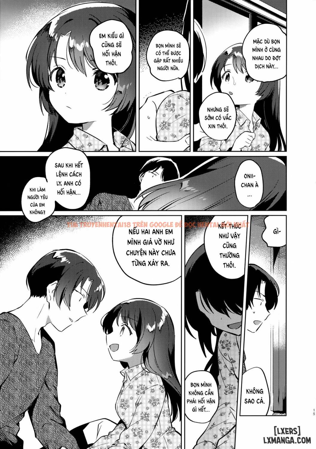 Xem ảnh 14 trong truyện hentai Imouto To Lockdown - One Shot - hentaitvn.net
