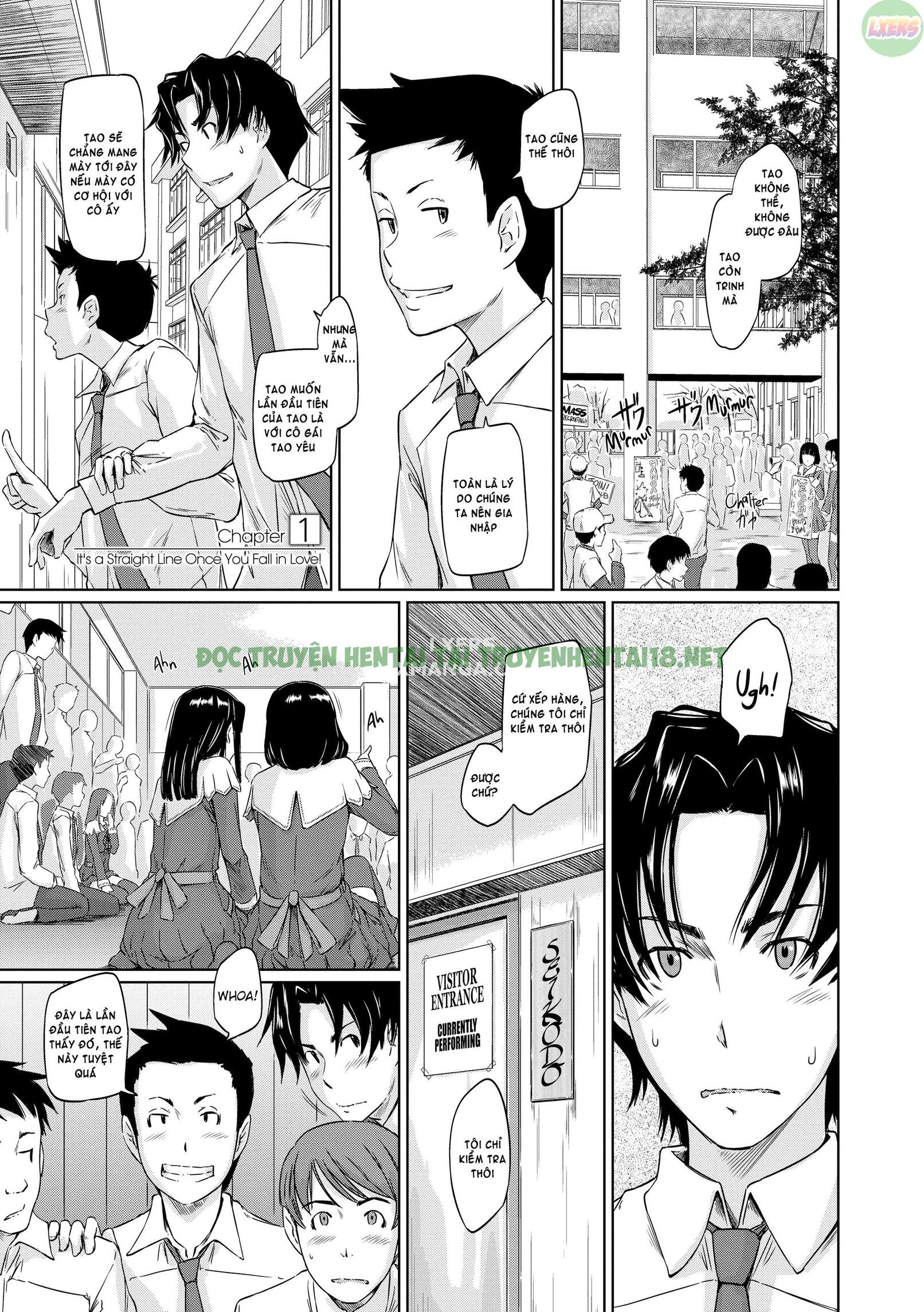Xem ảnh It's A Straight Line Once You Fall In Love - Chapter 1 - 6 - Hentai24h.Tv
