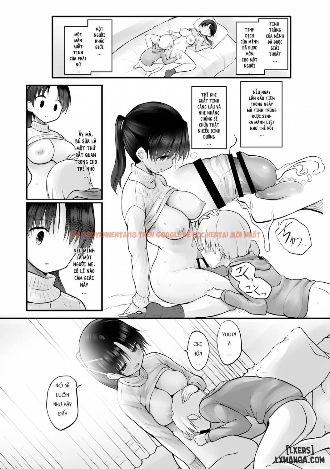 Xem ảnh 13 trong truyện hentai Itoko No Futanari Onee-Chan To Naisho No Milk - One Shot - hentaitvn.net