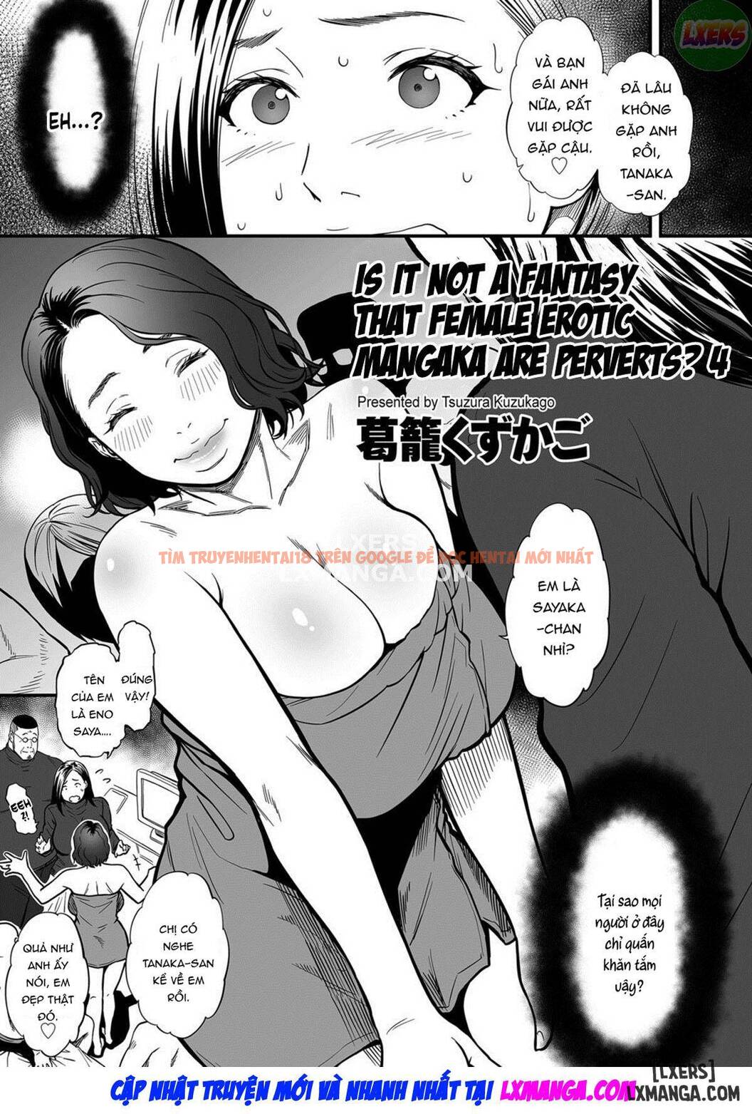 Trang truyện 3 trong truyện tranh It’s Not A Fantasy That The Female Erotic Mangaka Is A Pervert - Chapter 4 - truyentvn.net