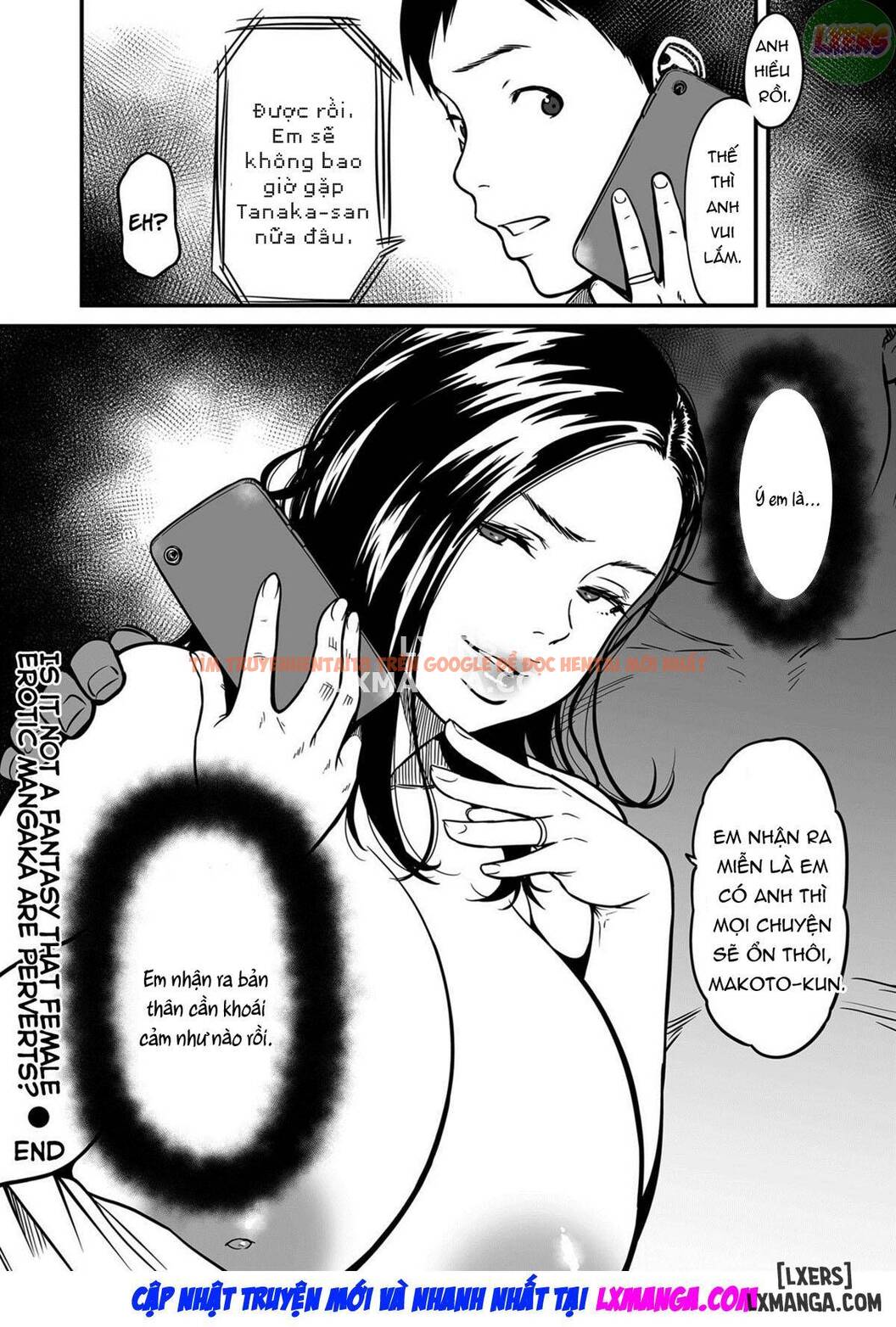 Xem ảnh 26 trong truyện hentai It’s Not A Fantasy That The Female Erotic Mangaka Is A Pervert - Chapter 7 END - hentaitvn.net