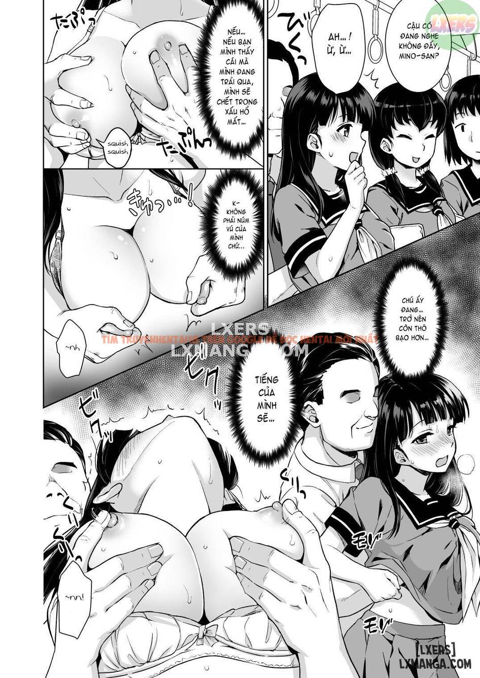 Xem ảnh 7 trong truyện hentai Iya Da To Ienai Jimikei Shoujo To Chikan Densha - One Shot - hentaitvn.net