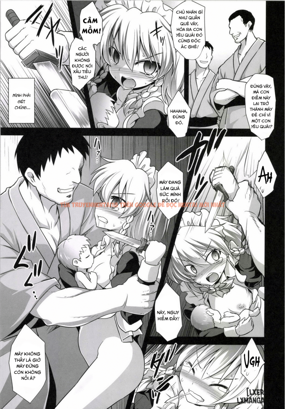Trang truyện 15 trong truyện tranh Izayoi Sakuya Sokusei Ninsin Renzoku Shussan - One Shot - lxmanga.org