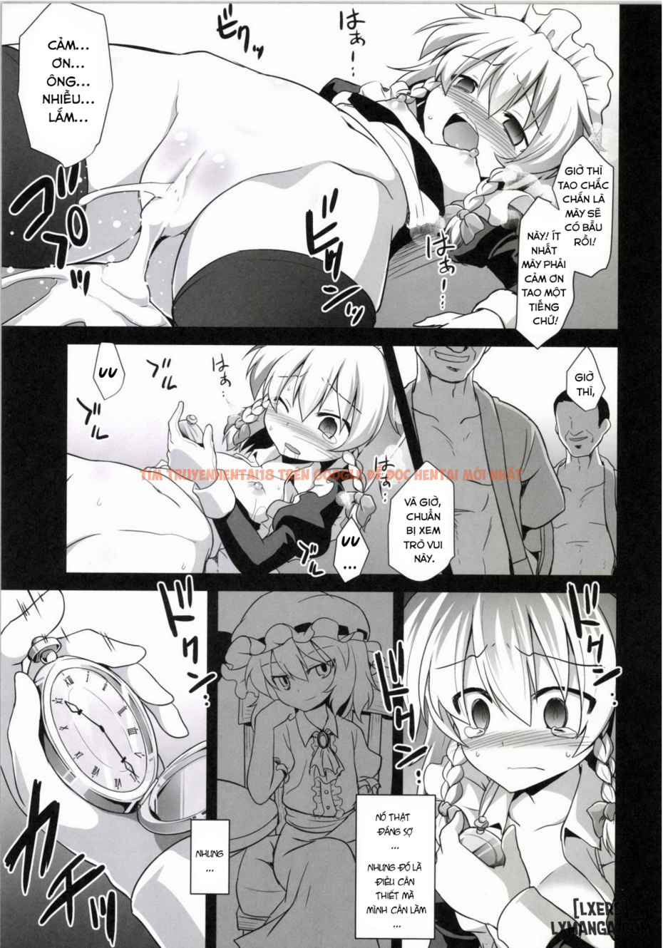 Trang truyện 9 trong truyện tranh Izayoi Sakuya Sokusei Ninsin Renzoku Shussan - One Shot - lxmanga.org