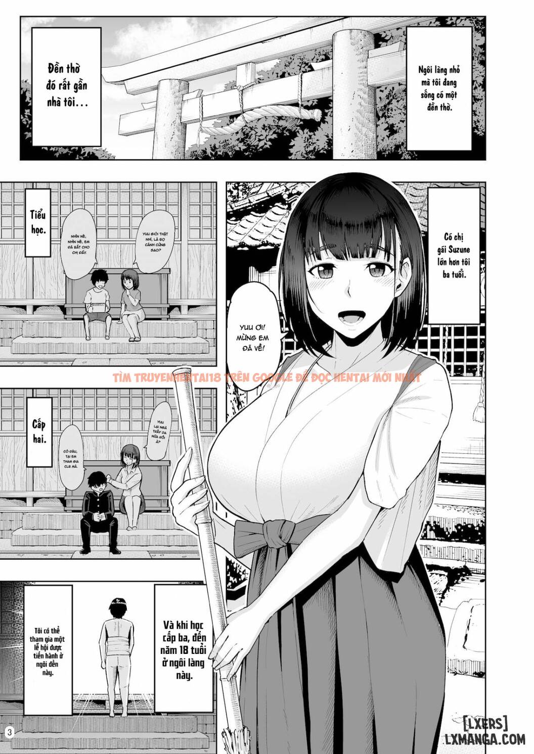 Trang truyện 3 trong truyện tranh Jimoto No Miko No Suzune-san Owaranai Houshi Matsuri Hen - One Shot - truyentvn.net