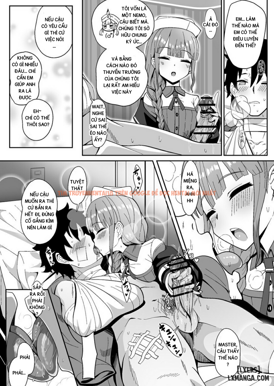 Trang truyện 4 trong truyện tranh Jimuteki Ni Shori Shite Kureru Nurse-san - One Shot - hentai24h.pro