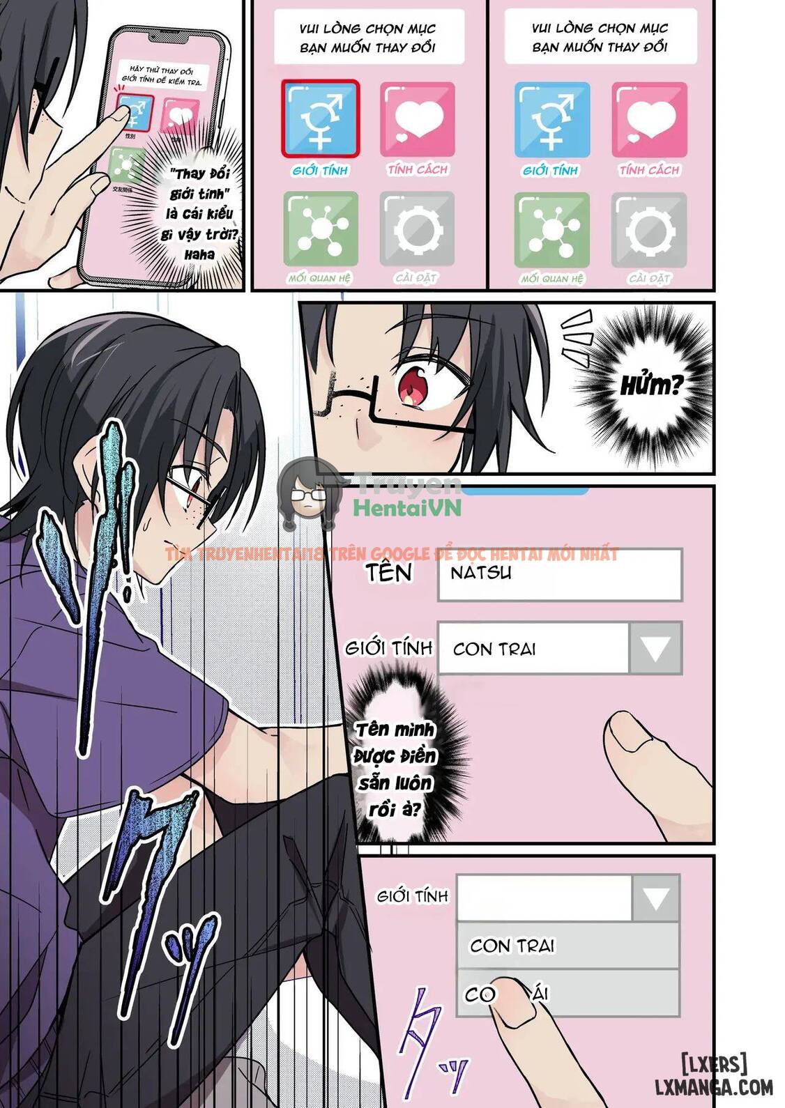 Trang truyện page_006 trong truyện tranh Jinsei Kaihen Appli De Barairo No Hibi? ~jibun O Ukkari Dosukebe Bishoujo Ni~ - One Shot - www.lxmanga.org