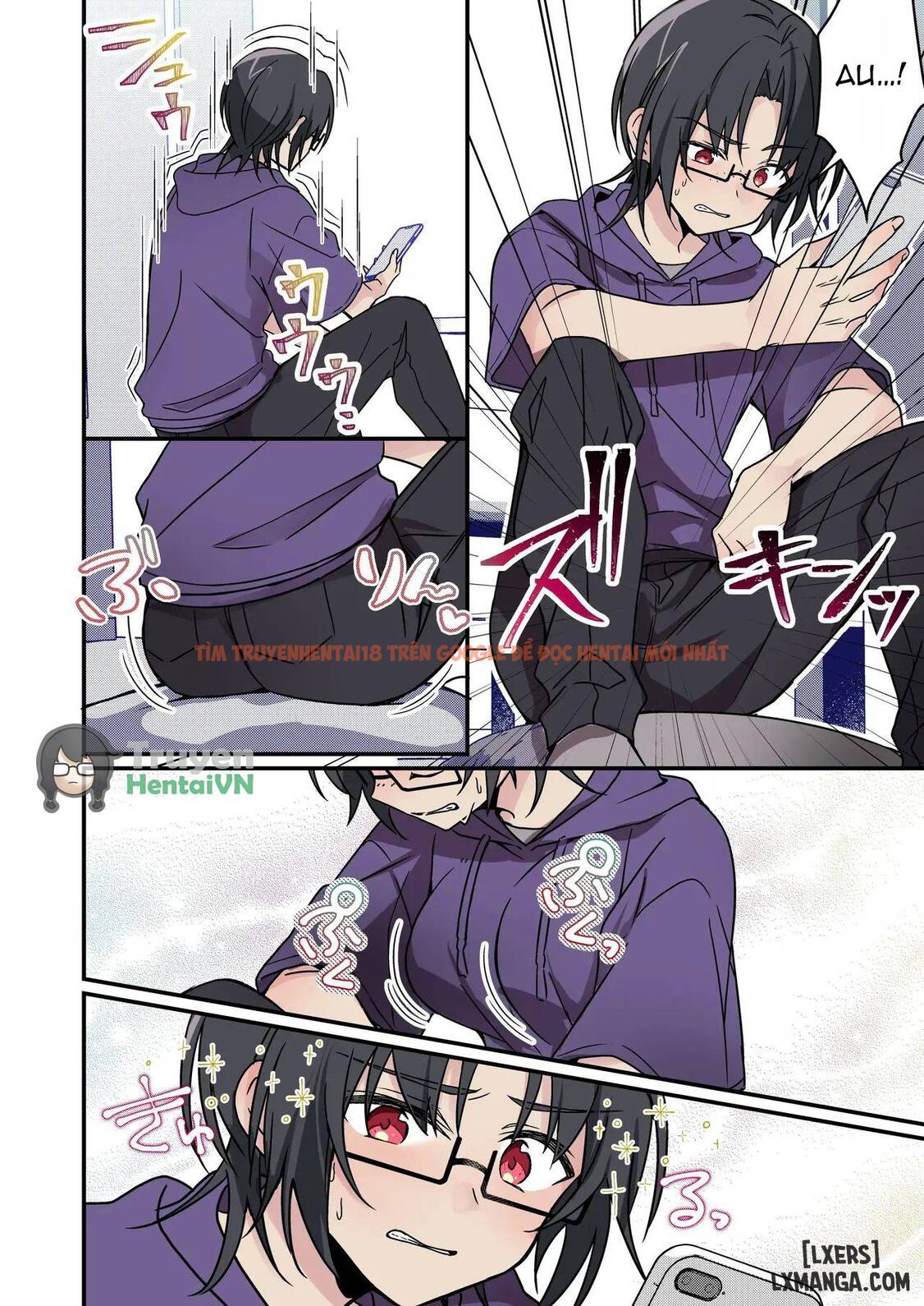 Trang truyện page_007 trong truyện tranh Jinsei Kaihen Appli De Barairo No Hibi? ~jibun O Ukkari Dosukebe Bishoujo Ni~ - One Shot - www.lxmanga.org