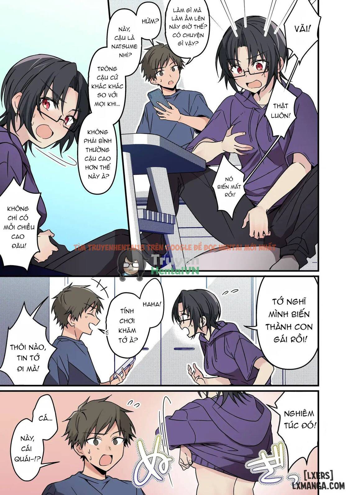 Trang truyện page_008 trong truyện tranh Jinsei Kaihen Appli De Barairo No Hibi? ~jibun O Ukkari Dosukebe Bishoujo Ni~ - One Shot - www.lxmanga.org