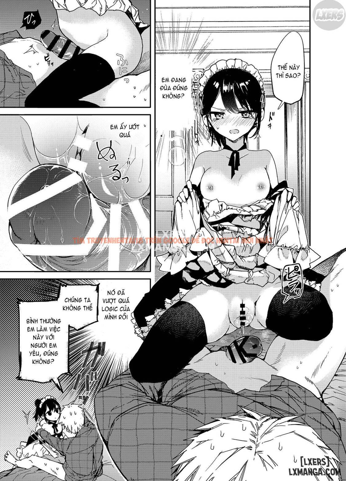 Xem ảnh 12 trong truyện hentai Jitome Maid-San To Love Love Ecchi - One Shot - hentaitvn.net
