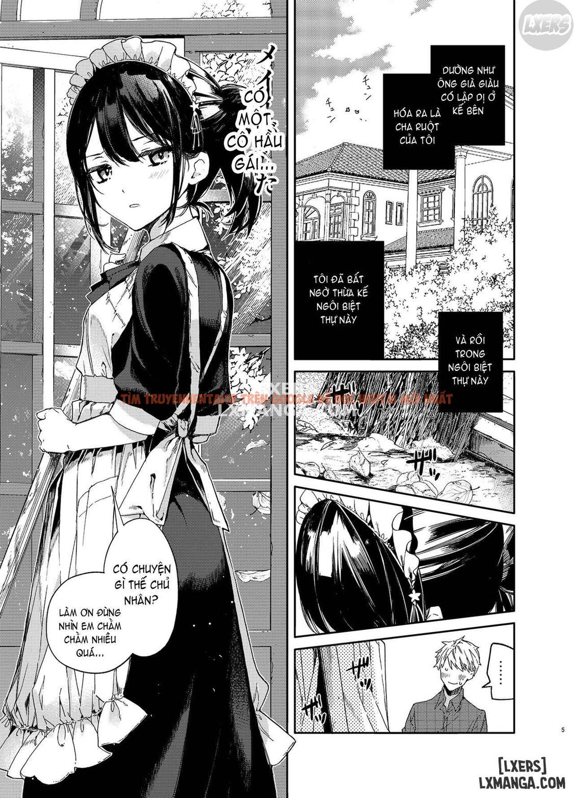 Xem ảnh 4 trong truyện hentai Jitome Maid-San To Love Love Ecchi - One Shot - hentaitvn.net