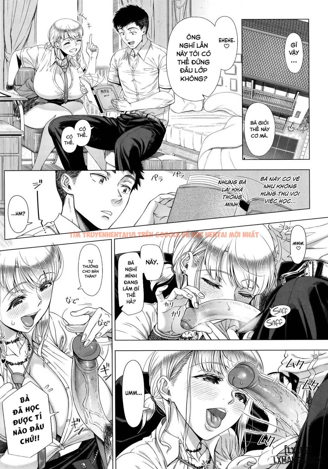 Xem ảnh 2 trong truyện hentai JK Mama No Shiken Taisaku - One Shot - hentaitvn.net