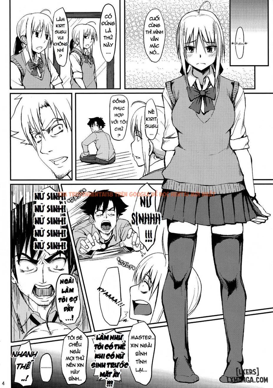 Xem ảnh 2 trong truyện hentai Joshikou Saber - One Shot - hentaitvn.net