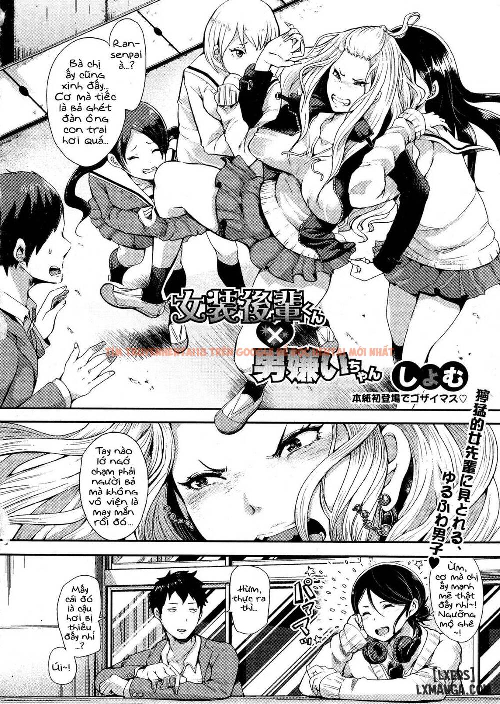 Xem ảnh 1 trong truyện hentai Josou Kouhai-kun X Otokogirai-chan - One Shot - hentaitvn.net
