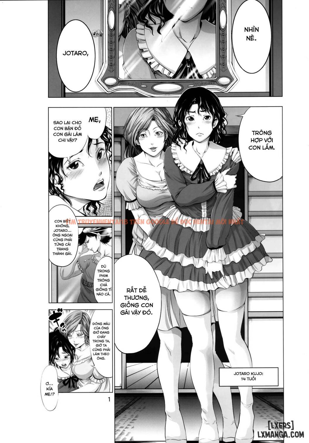 Trang truyện 1 trong truyện tranh Jotaro Ga Holy Ni Josou Nikubenki Ni Sareta Ken - One Shot - truyentvn.net