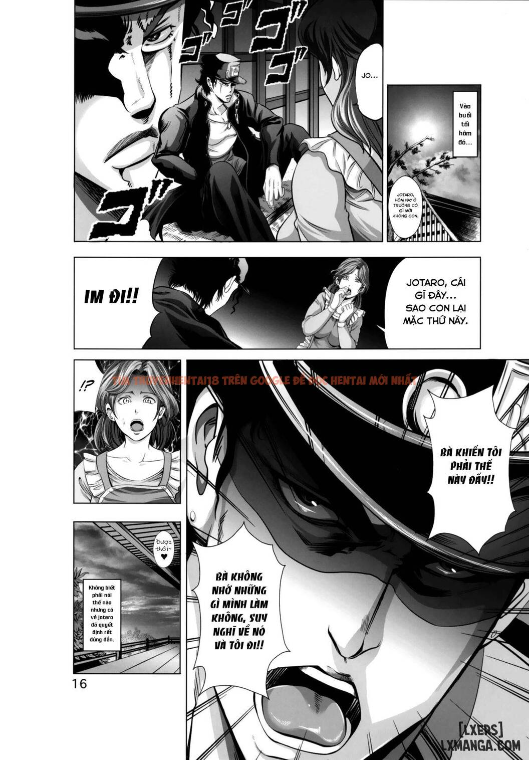 Trang truyện 16 trong truyện tranh Jotaro Ga Holy Ni Josou Nikubenki Ni Sareta Ken - One Shot - truyentvn.net