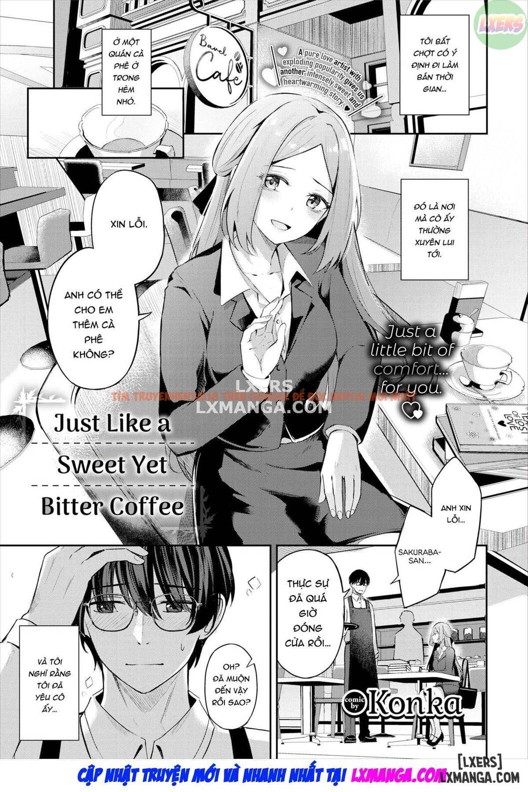 Trang truyện 3 trong truyện tranh Cà Phê Cũng Ngọt Mà Đắng - One Shot - lxmanga.org