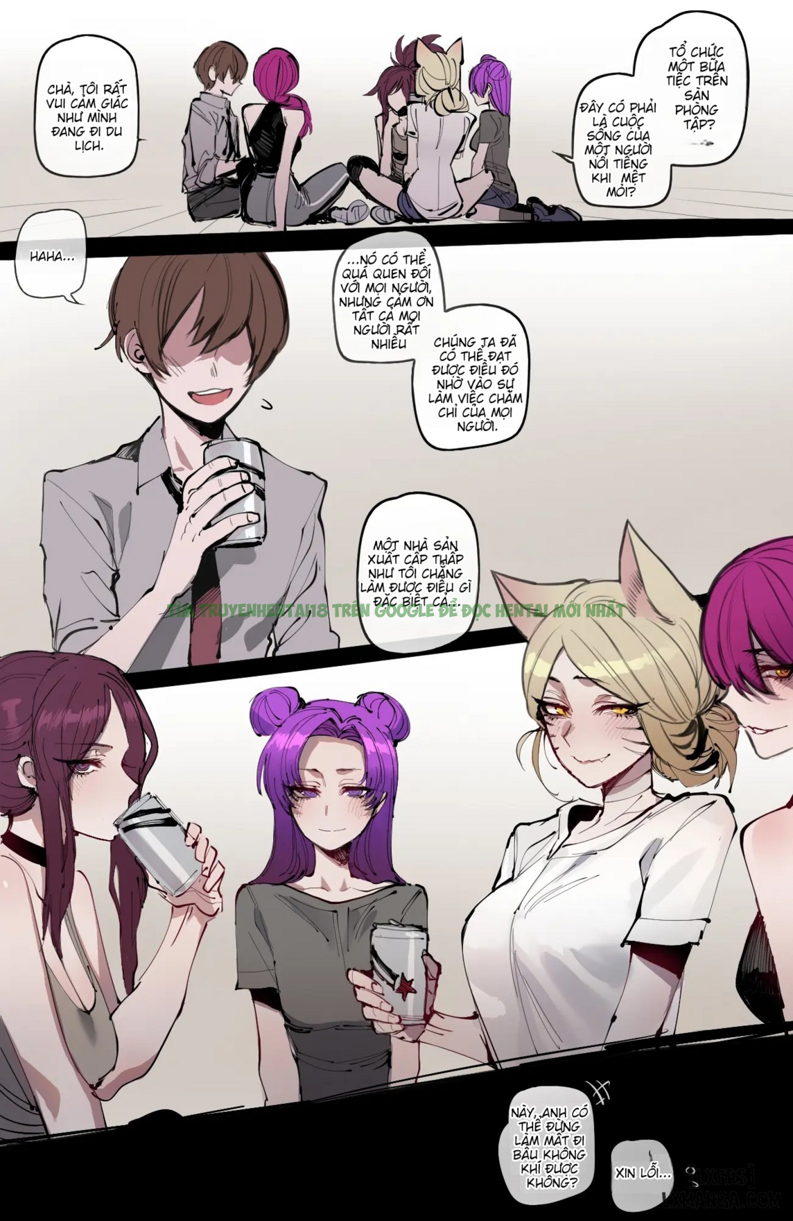 Xem ảnh 4 trong truyện hentai K/DA - Fuck Dem All - Chap 1 - truyenhentai18.pro