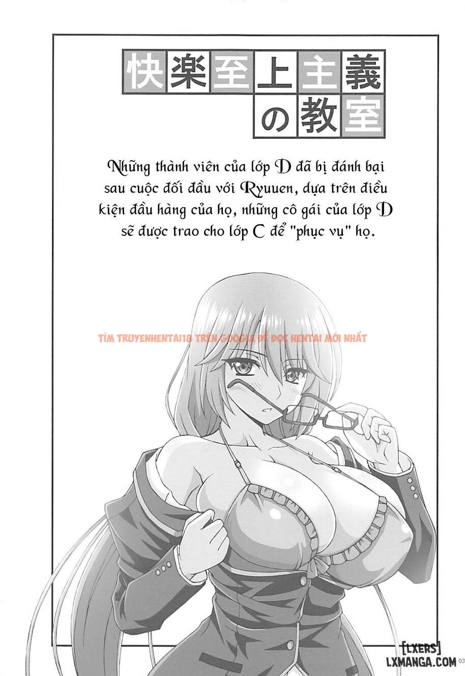 Xem ảnh 2 trong truyện hentai Kairaku Shijou Shugi No Kyoushitsu - One Shot - www.hentaitvn.net