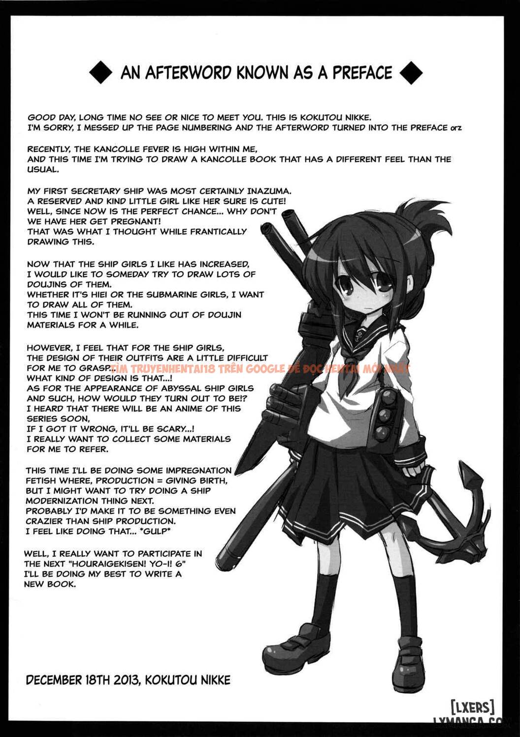 Trang truyện 2 trong truyện tranh Kanmusu Chakunin Inazuma - One Shot - www.truyentvn.net